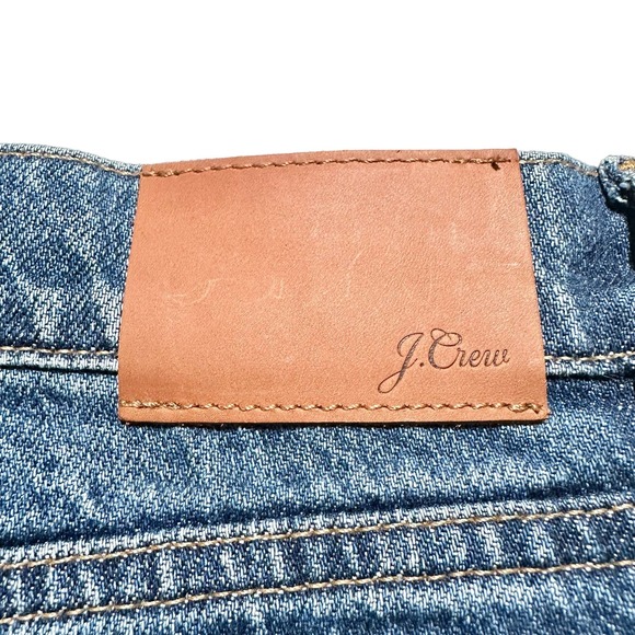 J. Crew | Women | Full Length Demi-Boot Raw Hem Kamari Wash Jeans | Size 28 - Picture 9 of 14